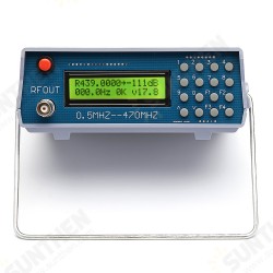 0.5Mhz-470Mhz RF Signal Generator Meter Tester for FM Radio Walkie-Talkie Debug 0.5Mhz-470Mhz RF Signal Generator Meter Tester for FM Radio Walkie-Talkie Debug