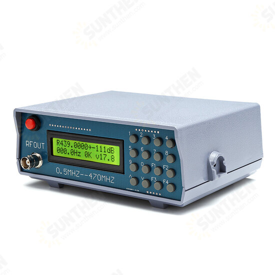 0.5Mhz-470Mhz RF Signal Generator Meter Tester for FM Radio Walkie-Talkie Debug