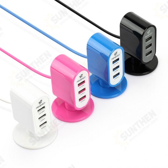 100V-240V 5V 3 Ports USB Wall Home Travel Charger Adapter for Smartphones Tablet PC