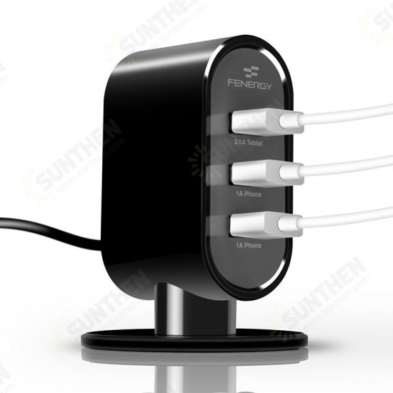 100V-240V 5V 3 Ports USB Wall Home Travel Charger Adapter for Smartphones Tablet PC