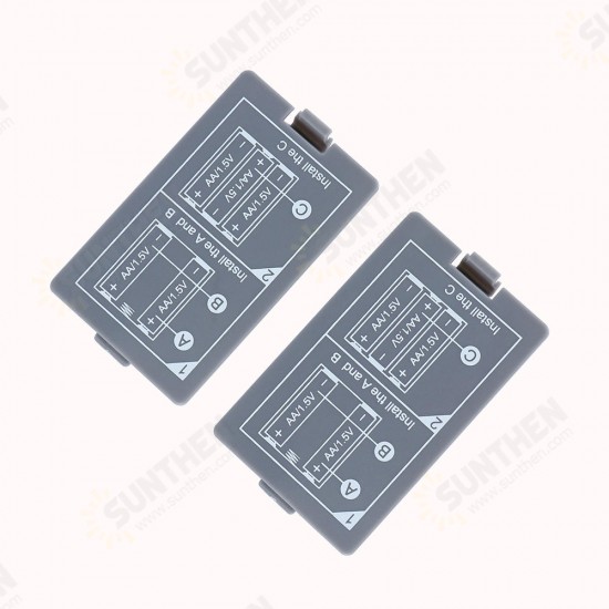 2Pcs Battery Back Cover for MDS8207 Digital Oscilloscope Battery Compartment Cover