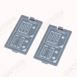 2Pcs Battery Back Cover for MDS8207 Digital Oscilloscope Battery Compartment Cover 2Pcs Battery Back Cover for MDS8207 Digital Oscilloscope Battery Compartment Cover