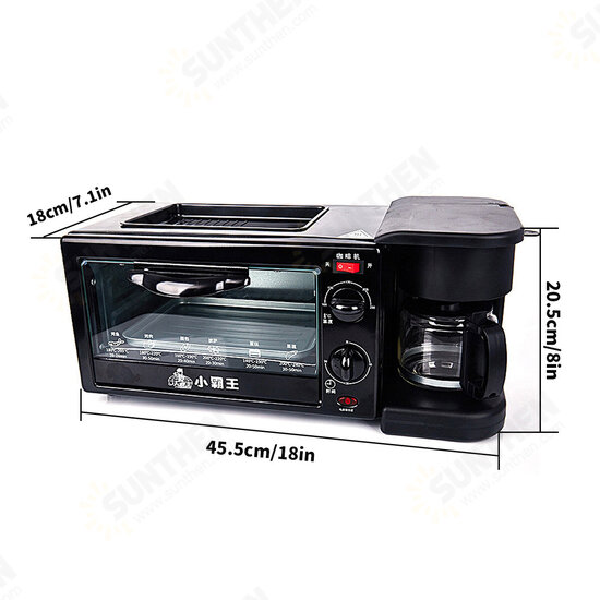 Three In One Breakfast Machine Office Multifunctional Coffee Machine Toaster