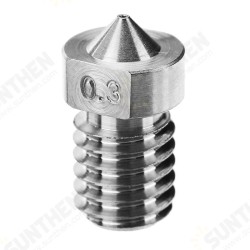 0.3mm/0.4mm/0.6mm/0.8mm/1.0mm Titanium Alloy M6 Thread Nozzle for 3D Printer 0.3mm/0.4mm/0.6mm/0.8mm/1.0mm Titanium Alloy M6 Thread Nozzle for 3D Printer