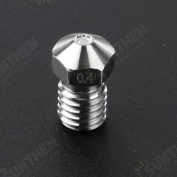 0.4mm Titanium Alloy High Temperature V6 Gem Nozzle Compatible PETG/ABS/PEI/Nylonfor Prusa I3 3D Printer 0.4mm Titanium Alloy High Temperature V6 Gem Nozzle Compatible PETG/ABS/PEI/Nylonfor Prusa I3 3D Printer