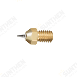 0.4mm V5/6 M6 Threaded Brass Tip Airbrush Nozzle For Ultimaker 3D Printer 1.75mm Filament 0.4mm V5/6 M6 Threaded Brass Tip Airbrush Nozzle For Ultimaker 3D Printer 1.75mm Filament