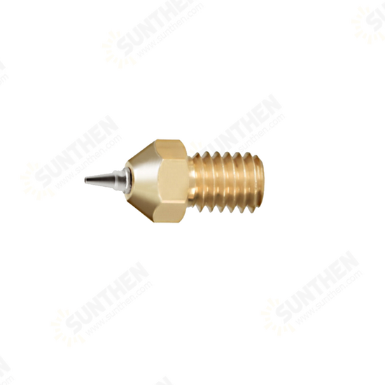 0.4mm V5/6 M6 Threaded Brass Tip Airbrush Nozzle For Ultimaker 3D Printer 1.75mm Filament