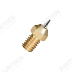 0.4mm V5/6 M6 Threaded Brass Tip Airbrush Nozzle For Ultimaker 3D Printer 1.75mm Filament 0.4mm V5/6 M6 Threaded Brass Tip Airbrush Nozzle For Ultimaker 3D Printer 1.75mm Filament