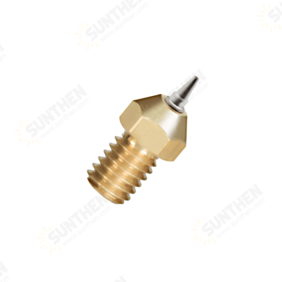 0.4mm V5/6 M6 Threaded Brass Tip Airbrush Nozzle For Ultimaker 3D Printer 1.75mm Filament