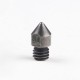 0.4mm/0.6mm/0.8mm 1.75mm Hardened Steel Nozzle for Creality CR-10/Ender3 Anet/Makerbot 3D Printer Part High Temperature Resistance