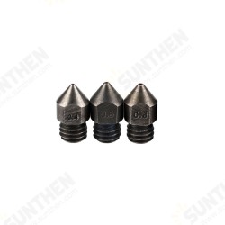 0.4mm/0.6mm/0.8mm 1.75mm Hardened Steel Nozzle for Creality CR-10/Ender3 Anet/Makerbot 3D Printer Part High Temperature Resistance 0.4mm/0.6mm/0.8mm 1.75mm Hardened Steel Nozzle for Creality CR-10/Ender3 Anet/Makerbot 3D Printer Part High Temperature Resistance