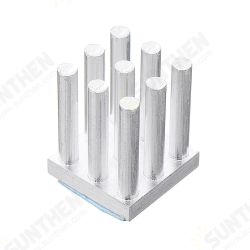 10*10*12.5mm Radiator Cooling Block Square Heatsink for TMC2100/TMC2208/TMC2130 3D Printer Part 10*10*12.5mm Radiator Cooling Block Square Heatsink for TMC2100/TMC2208/TMC2130 3D Printer Part