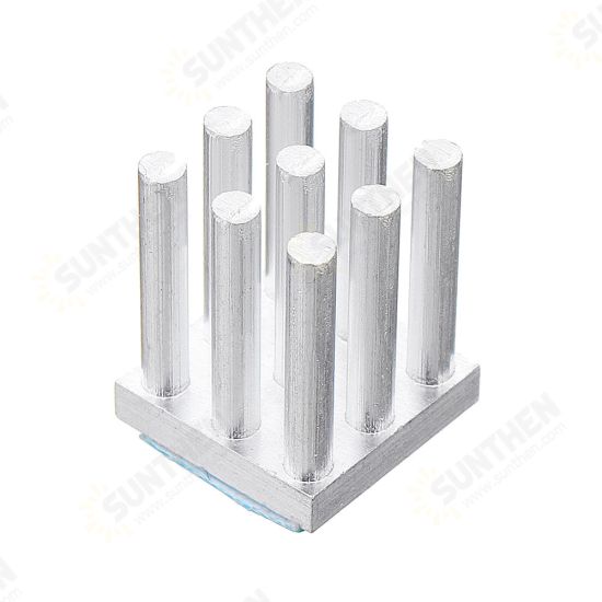 10*10*12.5mm Radiator Cooling Block Square Heatsink for TMC2100/TMC2208/TMC2130 3D Printer Part