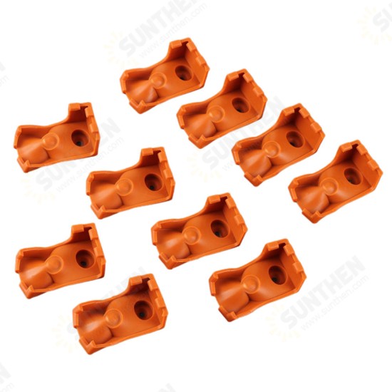 10Pcs Coffee Silicone Case for Hotend Heating Block Protective Cover 280℃ for 3D Printer