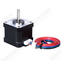 17HS4401-S 40mm Nema 17 Stepper Motor 42 Motor 42BYGH 1.7A 40N.cm 4-lead Motor for 3D printer CNC Laser Engraving Machine 17HS4401-S 40mm Nema 17 Stepper Motor 42 Motor 42BYGH 1.7A 40N.cm 4-lead Motor for 3D printer CNC Laser Engraving Machine