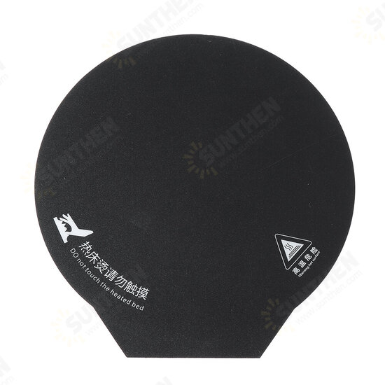 200*200mm A+B Magnetic Round Flexible Heated Bed Printing Platform Sticker for Delta 3D Printer