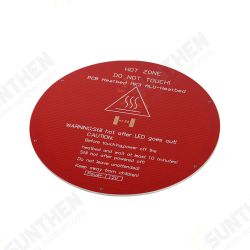 220*220*3mm Red MK3 Round Aluminum Substrate Base Plate with 6pcs Silica Gel Column for 3D Printer 3DSWAY D130 Anet A4/E2 220*220*3mm Red MK3 Round Aluminum Substrate Base Plate with 6pcs Silica Gel Column for 3D Printer 3DSWAY D130 Anet A4/E2