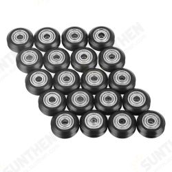 22Pcs 5mm Bore V-pulley Plastic Idler Pulley for 3D Printer Part 22Pcs 5mm Bore V-pulley Plastic Idler Pulley for 3D Printer Part