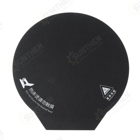 240*240mm A+B Magnetic Round Flexible Heated Bed Printing Platform Sticker for Delta 3D Printer