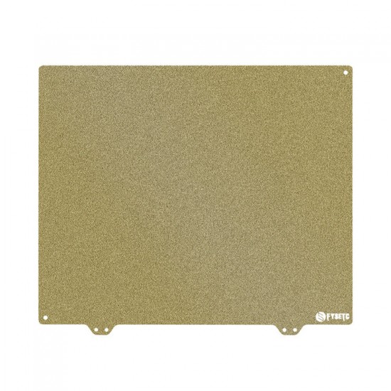 300x250mm Gold PEI Double Sided Powder Texture Steel Plate or Qidi X-Max 3D Printer