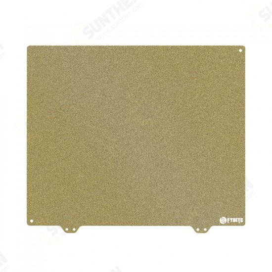 300x250mm Gold PEI Double Sided Powder Texture Steel Plate or Qidi X-Max 3D Printer