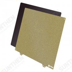 300x250mm Gold PEI Double Sided Powder Texture Steel Plate or Qidi X-Max 3D Printer 300x250mm Gold PEI Double Sided Powder Texture Steel Plate or Qidi X-Max 3D Printer