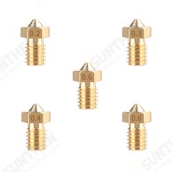 3D Printer Accessories E3D Nozzle M6 Thread 1.75/3.0 Filament Consumables Brass Lettering Nozzle 3D Printer Accessories E3D Nozzle M6 Thread 1.75/3.0 Filament Consumables Brass Lettering Nozzle