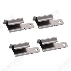 4 PCS Stainless Steel Glass Heated Bed Clamps for Creality Ender 3 V2 Ender 3S CR-10S 3D Printer Heated Bed Glass Platform 4 PCS Stainless Steel Glass Heated Bed Clamps for Creality Ender 3 V2 Ender 3S CR-10S 3D Printer Heated Bed Glass Platform