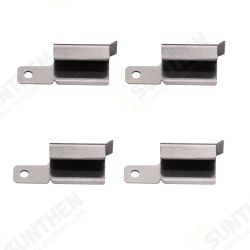 4 PCS Stainless Steel Glass Heated Bed Clamps for Creality Ender 3 V2 Ender 3S CR-10S 3D Printer Heated Bed Glass Platform 4 PCS Stainless Steel Glass Heated Bed Clamps for Creality Ender 3 V2 Ender 3S CR-10S 3D Printer Heated Bed Glass Platform