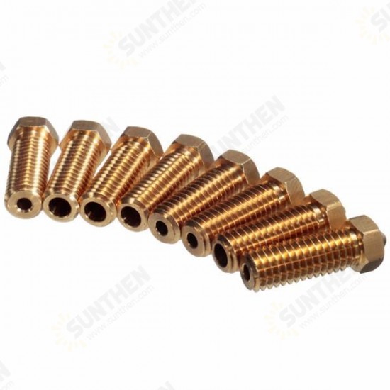 4 Size Brass Nozzle 3.0mm/1.75mm ABS/PLA Filament Extruder Nozzle For 3D Printer