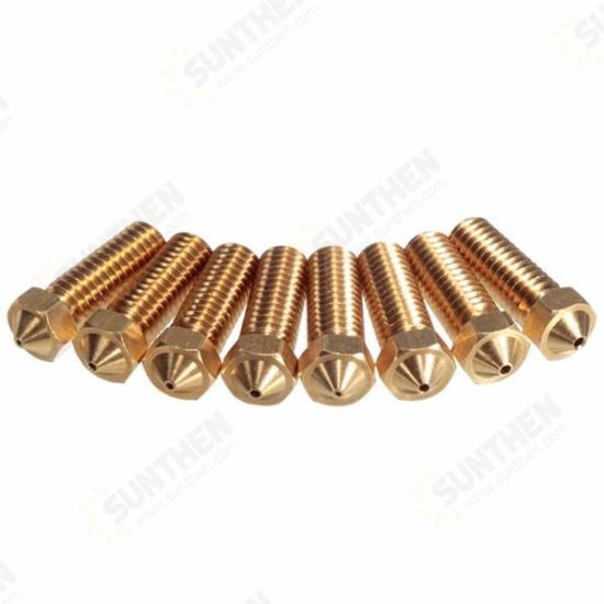 4 Size Brass Nozzle 3.0mm/1.75mm ABS/PLA Filament Extruder Nozzle For 3D Printer