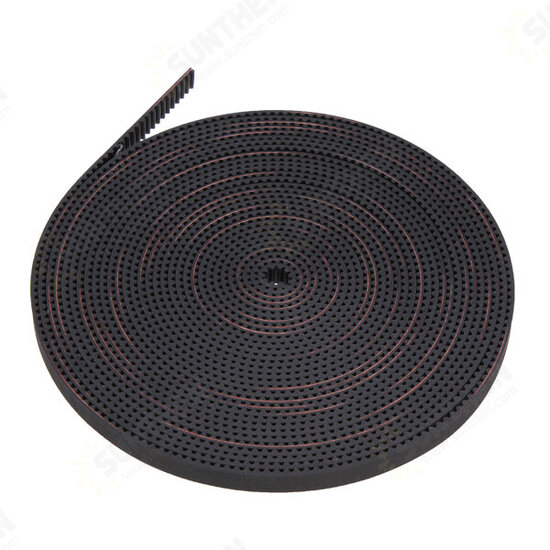 5M 2GT-6mm Rubber Opening Timing Belt S2M GT2 Belt For 3D Printer