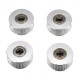 5M GT2 Timing Belt + 4Pcs 20Teeth 5mm Bore Timing Belt Synchronous Pulley + Idler Pulley + 4Pcs Torsion Springs Set for 3D Printer Part