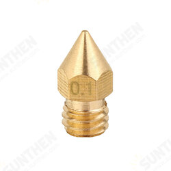 5PCS 1.75mm/0.1mm Copper Thread Extruder Nozzle For 3D Printer 5PCS 1.75mm/0.1mm Copper Thread Extruder Nozzle For 3D Printer