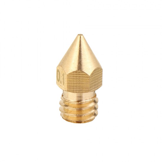 5PCS 1.75mm/0.1mm Copper Thread Extruder Nozzle For 3D Printer
