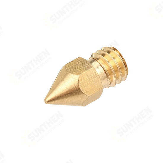 5PCS 1.75mm/0.1mm Copper Thread Extruder Nozzle For 3D Printer