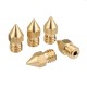 5PCS 1.75mm/0.1mm Copper Thread Extruder Nozzle For 3D Printer