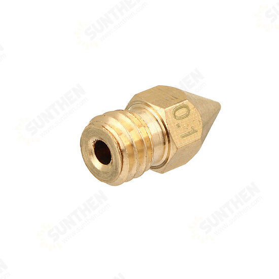 5PCS 1.75mm/0.1mm Copper Thread Extruder Nozzle For 3D Printer