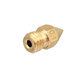 5PCS 1.75mm/0.1mm Copper Thread Extruder Nozzle For 3D Printer