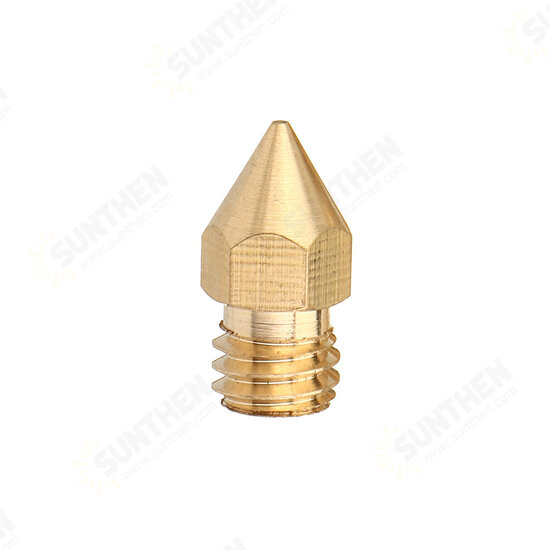 5PCS 1.75mm/0.1mm Copper Thread Extruder Nozzle For 3D Printer