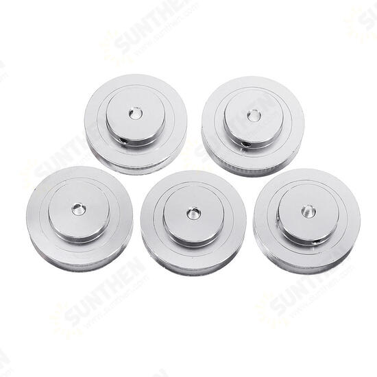 5Pcs 60Teeth 5mm Inner Hole GT2-60T Synchronous Timing Pulley + Wrench For RepRap Prusa 3D Printer