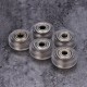 5pcs Transparent Pulley Wheel with 625zz Double Bearing for V aslot 3D Printer