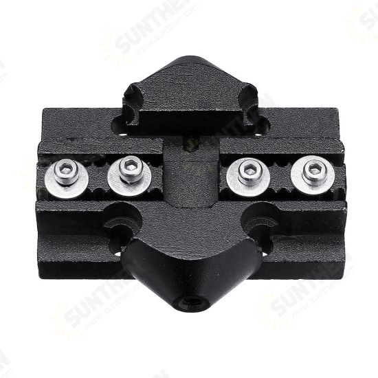 All Metal M3 Delta Kossel Fisheye Effector Suitable For 10mm Bandwidth Timing Belt 3D Printer Part