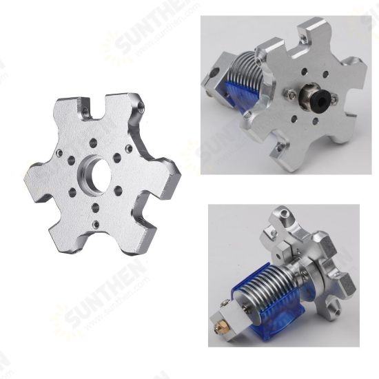 Aluminum Alloy M4 Kossel Fisheye Effector 4mm Hammock Hanging Station For 3D Printer Extruder Part