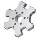 Aluminum Alloy M4 Kossel Fisheye Effector 4mm Hammock Hanging Station For 3D Printer Extruder Part