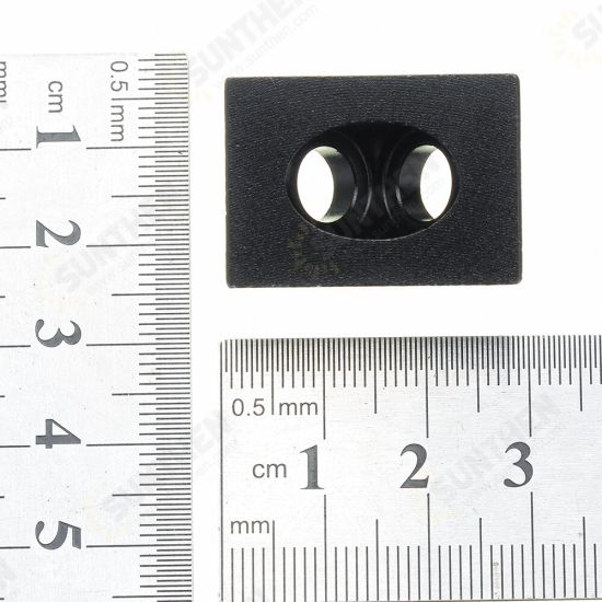 Aluminum Black Angle Corner Connector For 20mm Profile Extruder 3D Printer Part
