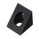 Aluminum Black Angle Corner Connector For 20mm Profile Extruder 3D Printer Part