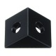 Aluminum Black Angle Corner Connector For 20mm Profile Extruder 3D Printer Part