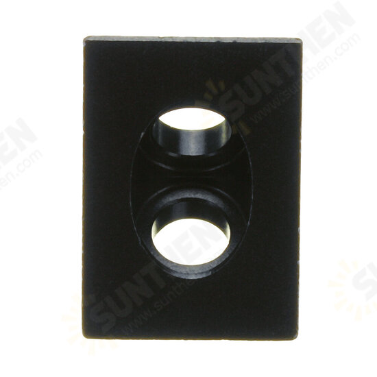 Aluminum Black Angle Corner Connector For 20mm Profile Extruder 3D Printer Part
