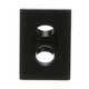 Aluminum Black Angle Corner Connector For 20mm Profile Extruder 3D Printer Part